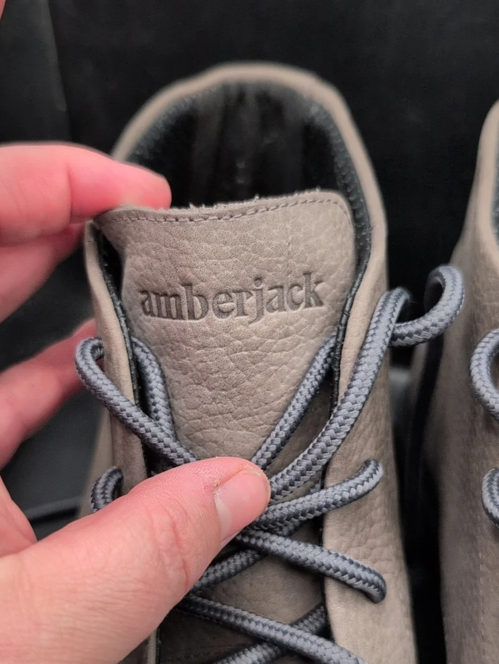 Amberjack The Chukka Steel Gray Men's Nubuck Leather  size 9.5
